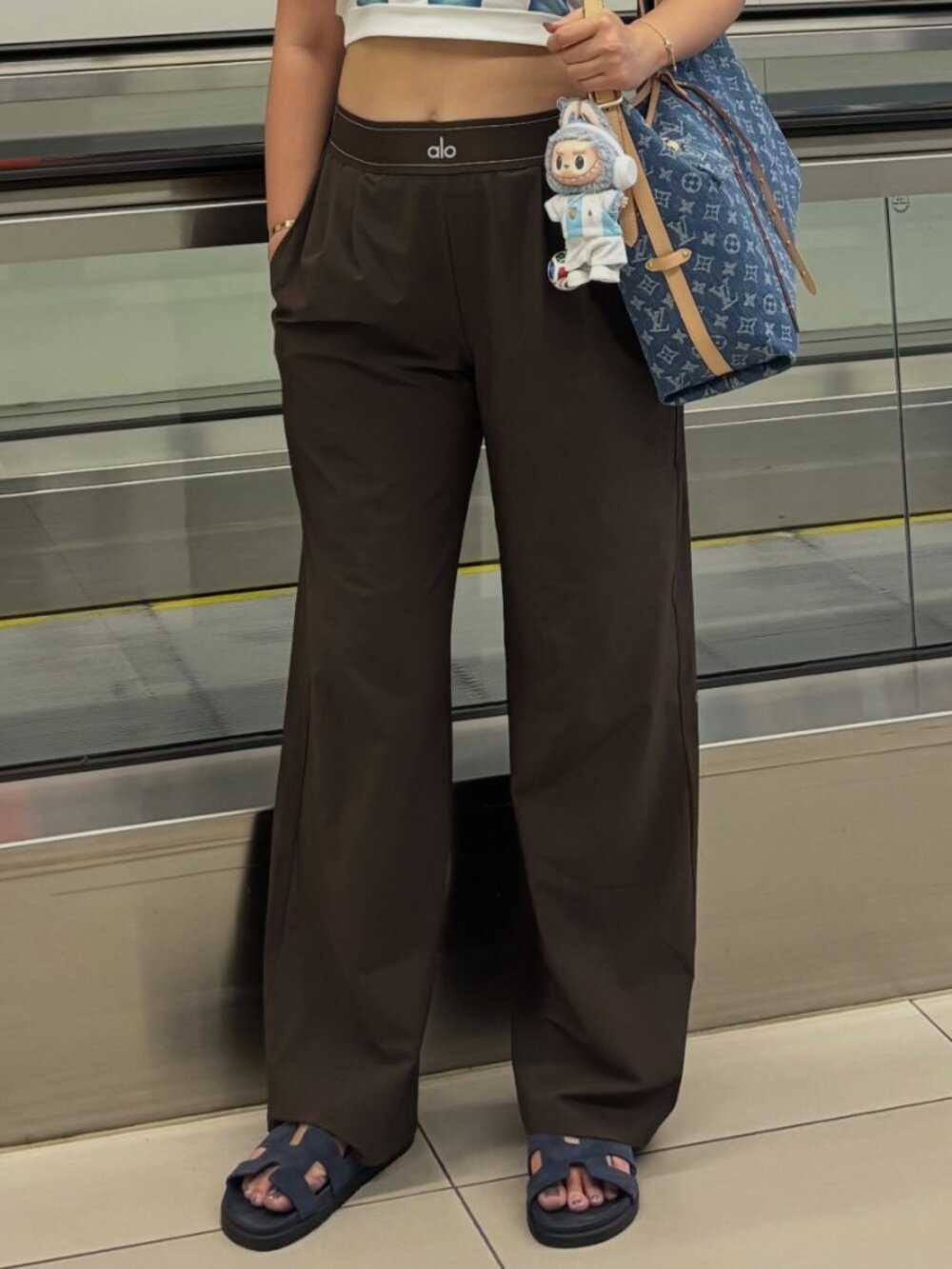 ALO Yoga Espresso/Coffee Brown Regular 30" Inseam Pants NWT✨💞